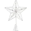 Baumspitze Stern Mit Kleinen Sternchen, Silber
