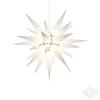 Herrnhuter Papierstern, Weis, 60Cm