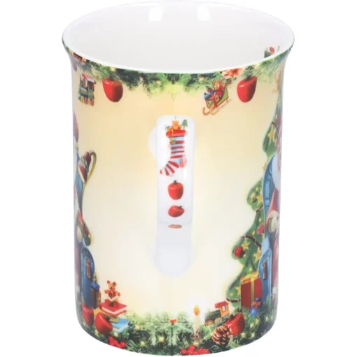 Porzellan-Tasse "Weihnachtsmann Im Sessel"