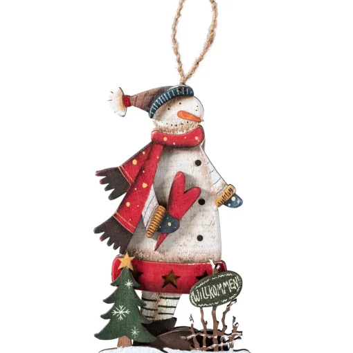 Schneemann Willkommen