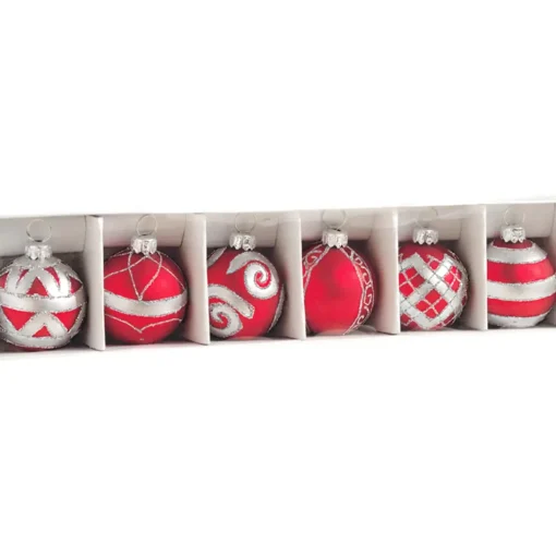 Tischkartenhalter (Rot/Silber)
